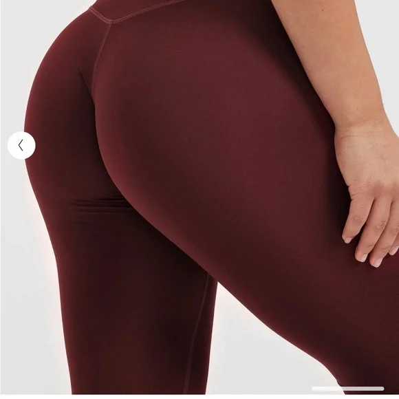Oner Active Burgundy Leggings - Picture 4 of 4